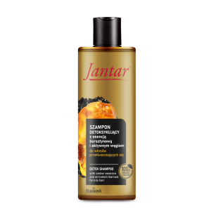 Jantar Szampon z esencją bursztynową i węglem do włosów przetłuszczających się, 300 ml